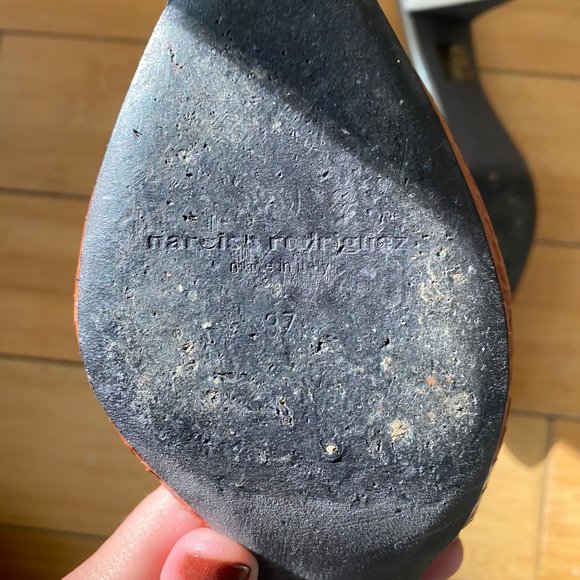 Narciso Rodriguez Athena Mid Heel Slide Mule 37 - Picture 10 of 12